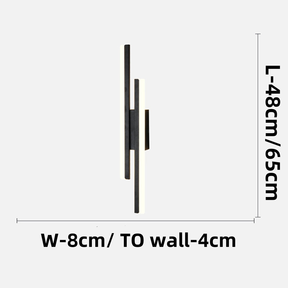 Long Acrylic Wall Sconce Living Room LED Wall Lights