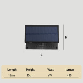 External Solar Wall Lights Up & Down Waterproof Garden Wall Lamp, Dusk-to-Dawn