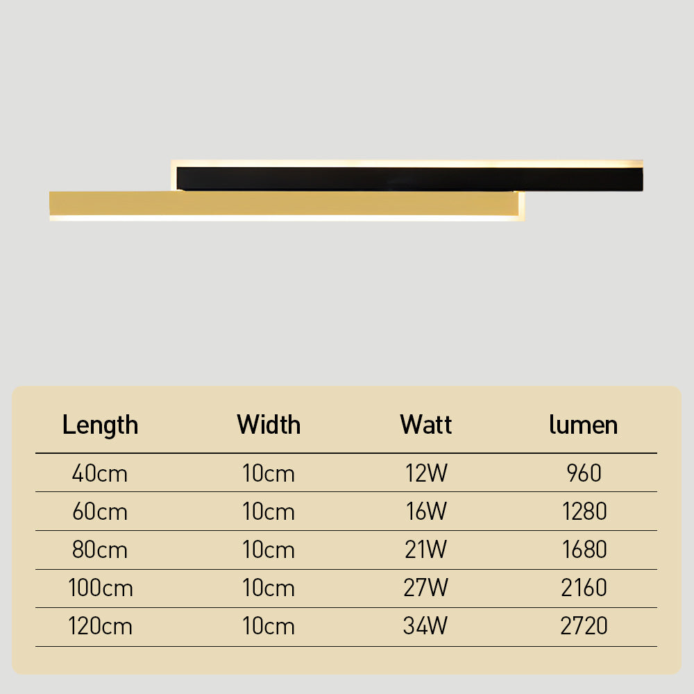 Minimalist Long Wall Light Modern LED Wall Sconce