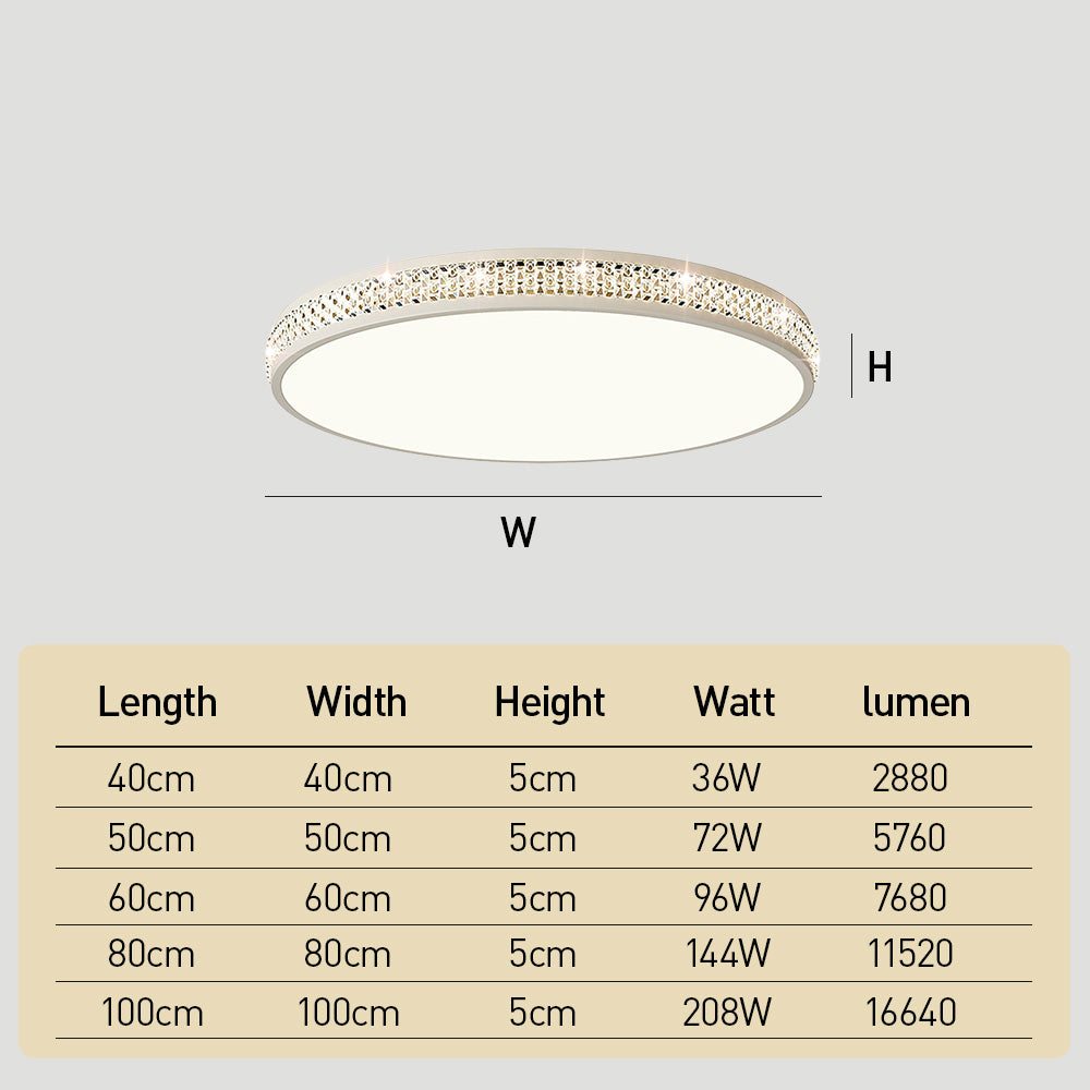 Modern Minimalist Round LED Ceiling Lights for Bedroom Hallway
