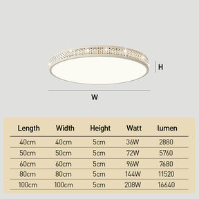 Modern Minimalist Round LED Ceiling Lights for Bedroom Hallway
