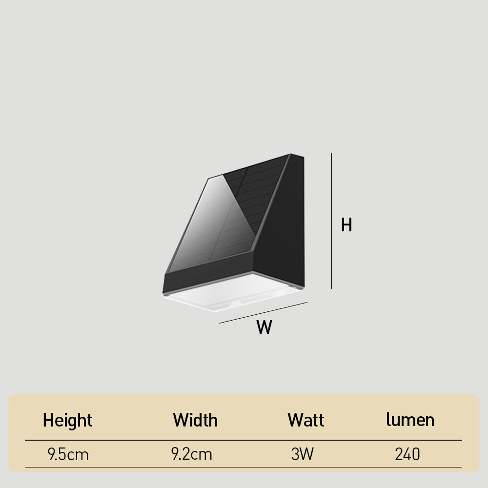 Dusk-to-Dawn Solar Sensor Outdoor Wall Lights for Hallway Patio Porch