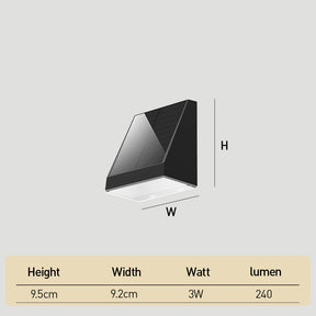 Dusk-to-Dawn Solar Sensor Outdoor Wall Lights for Hallway Patio Porch