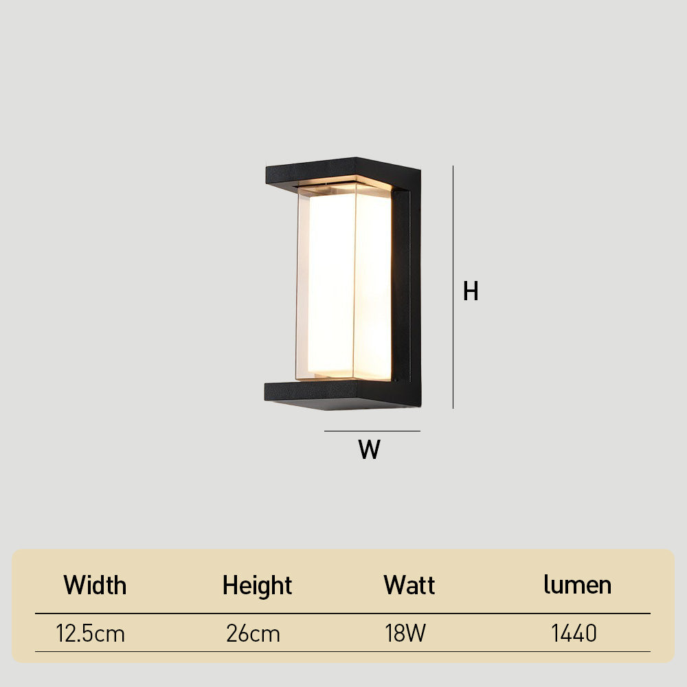 IP65 Waterproof Outdoor Wall Lamp for Patio Front Door Backyard