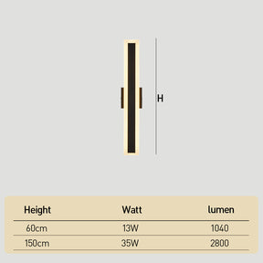Modern Exterior IP65 Wall Light for Porch Patio Garage Door Yard