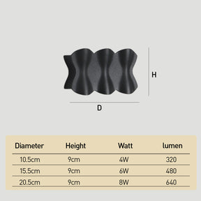 Modern Outdoor LED Up and Down Wall Lights for Garage Patio
