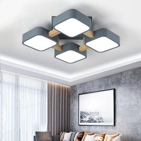 Modern Macaron LED Ceiling Lighting For Bedroom