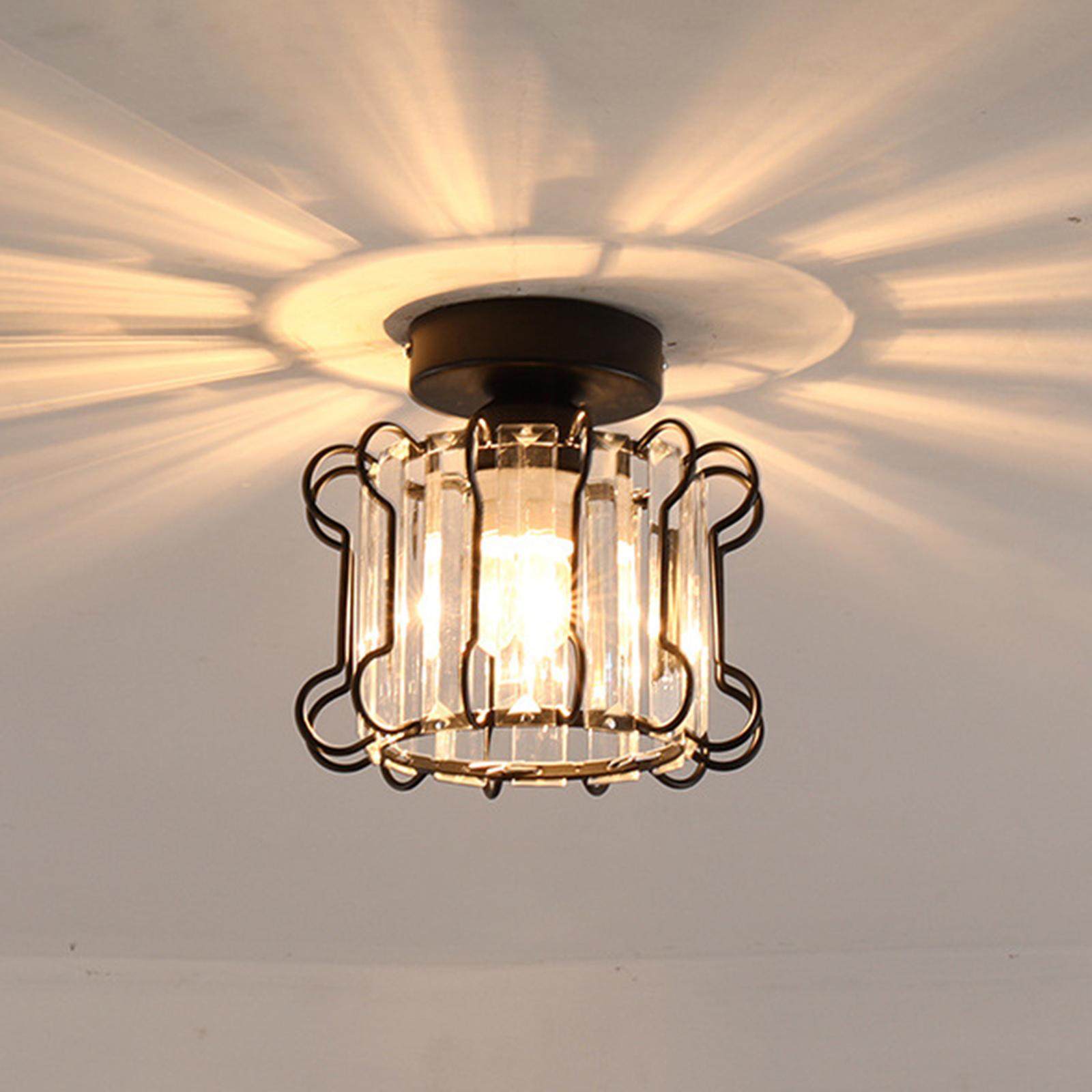 Industrial Glass Ceiling Lights For Hallway