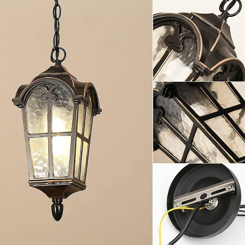 IP65 Outdoor Pendant Lights Courtyard Garden Front Door Lighting