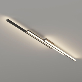 Modern Minimalist Linear LED Ceiling Lamp, Close-to-Ceiling Lights for Living room & Bedroom