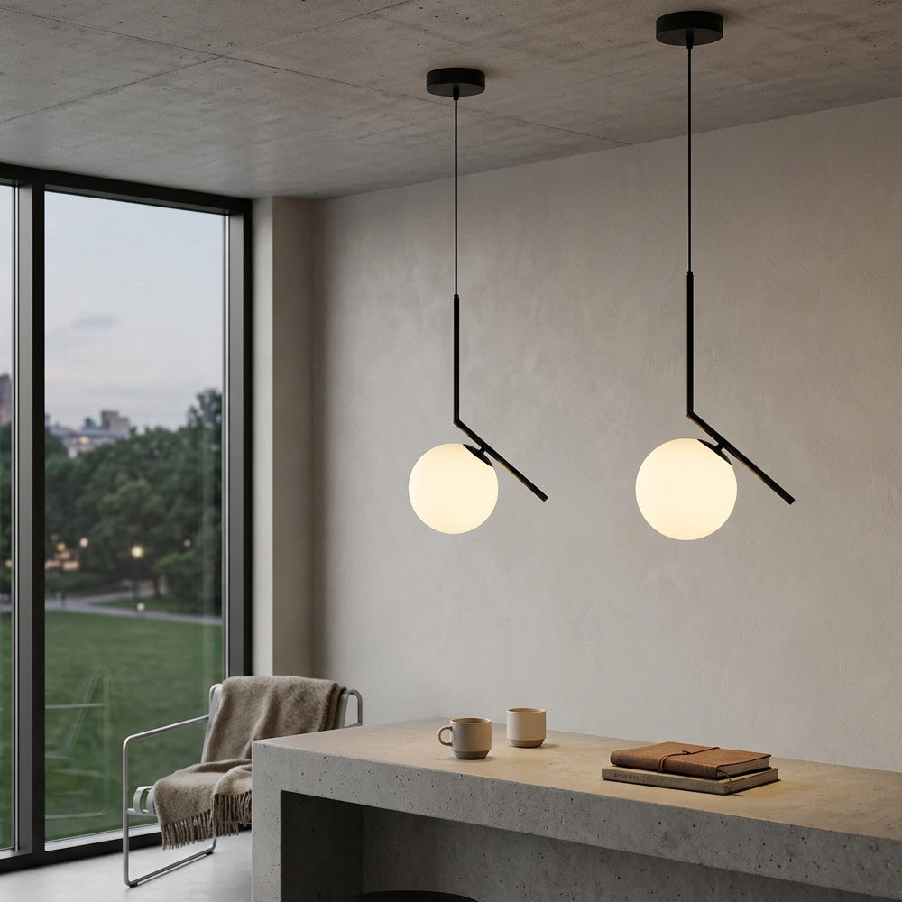 Nordic Luxury Glass Pendant Lights for Kitchen Island Dining Room