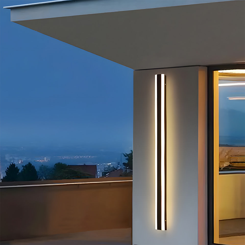 Minimalist Exterior Wall Lights, Black, IP65