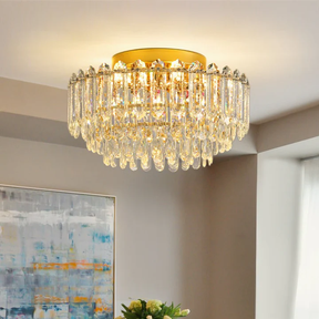 Modern K9 Crystal Ceiling lights Gold Luxury Chandeliers