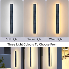 IP65 Solar Outdoor Wall Lights Exterior Garden Courtyard Villa Front Door Lighting, Dusk-to-Dawn