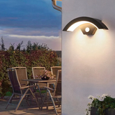 IP65 Modern PIR Outdoor Wall Light Waterproof Garden Wall Lamp