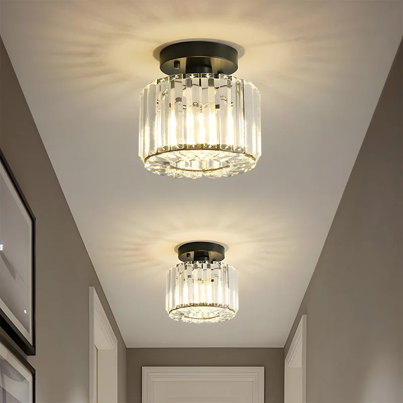 Crystal Modern Hallway Ceiling Light Fixture