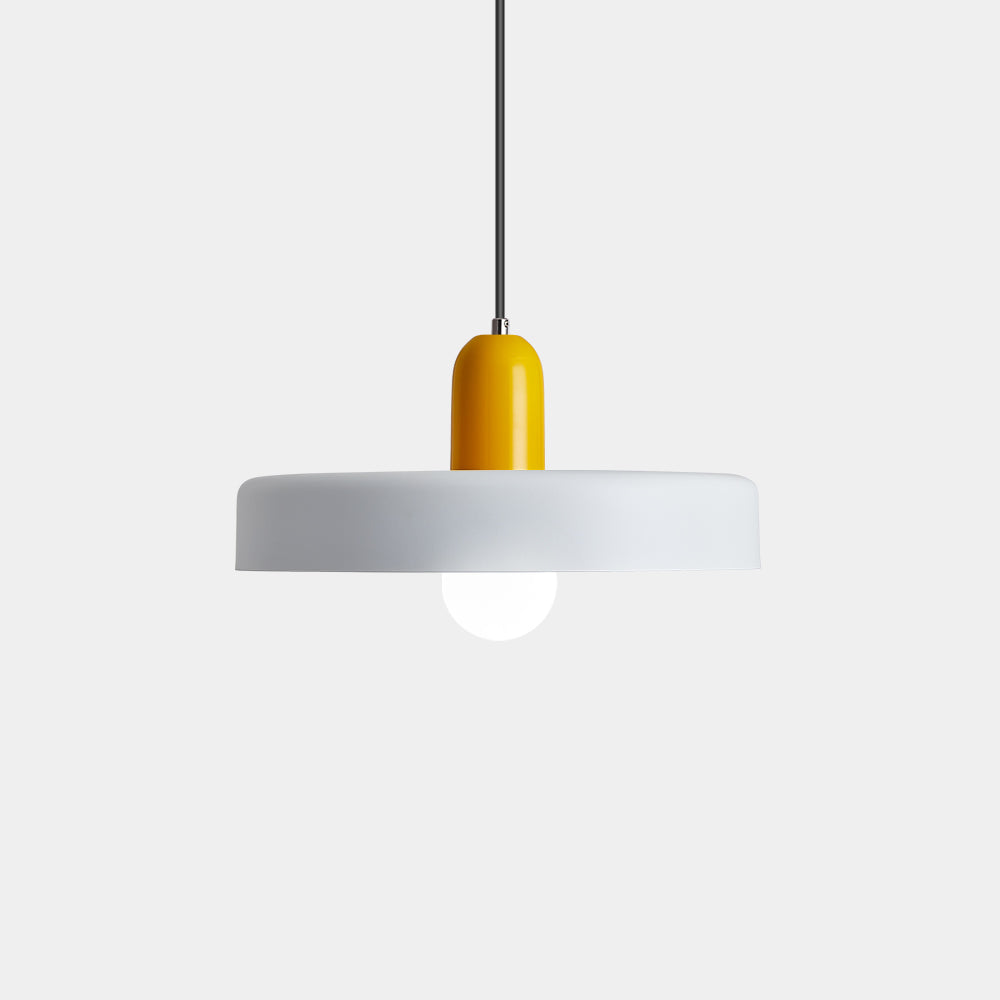 Bauhaus Modern Colorful Iron Pendant Light For Living Room