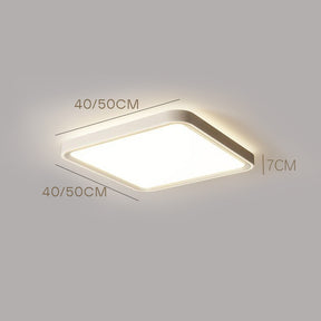 Modern Minimalist Nordic Iron Living Room LED Ceiling Light