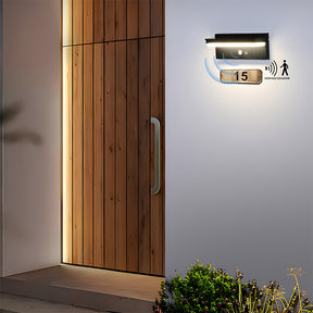 Modern ABS Led Solar Sensor Outdoor Wall Lights for Hallway Patio Porch