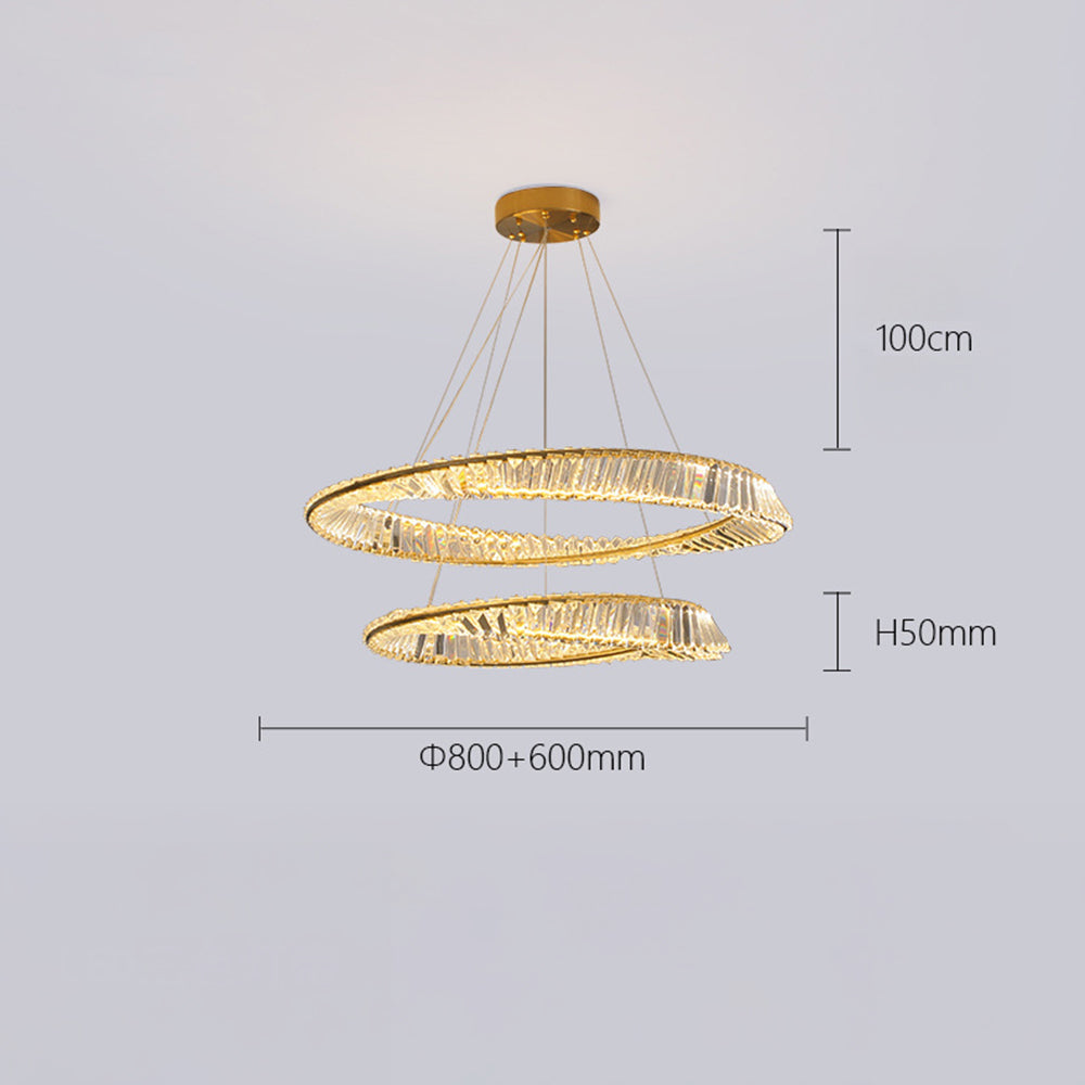 LED Crystal Pendant Light Fixtures
