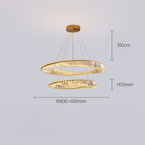 LED Crystal Pendant Light Fixtures