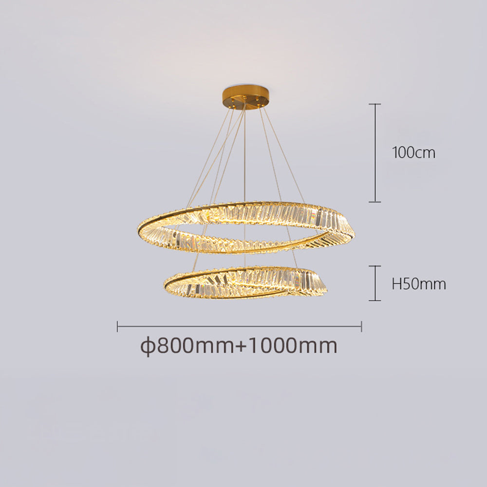 LED Crystal Pendant Light Fixtures
