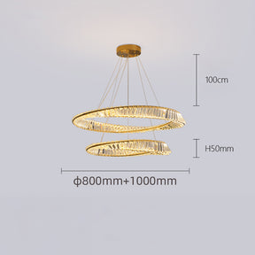 LED Crystal Pendant Light Fixtures