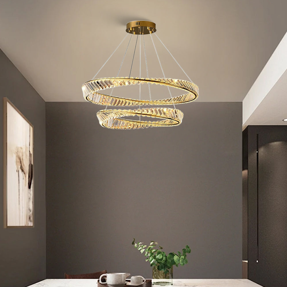 LED Crystal Pendant Light Fixtures