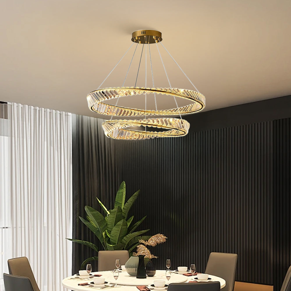 LED Crystal Pendant Light Fixtures