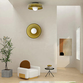 Modern Round Flush Mount Ceiling Light