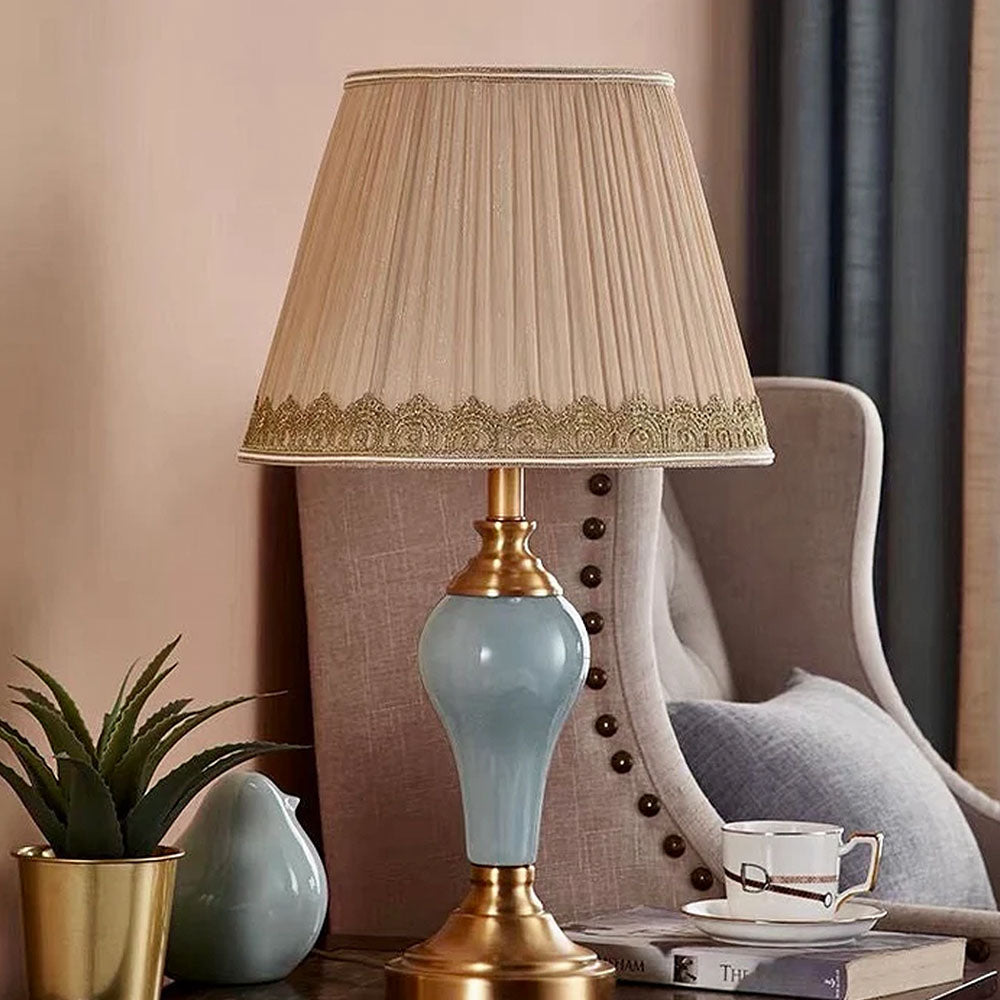 Vintage Ceramics Bedroom Table Lamp