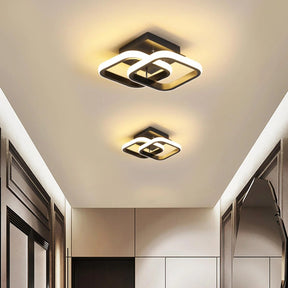 Set of 2 Modern LED Ceiling Lights for Hallway