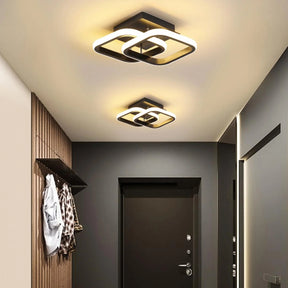 Set of 2 Modern LED Ceiling Lights for Hallway