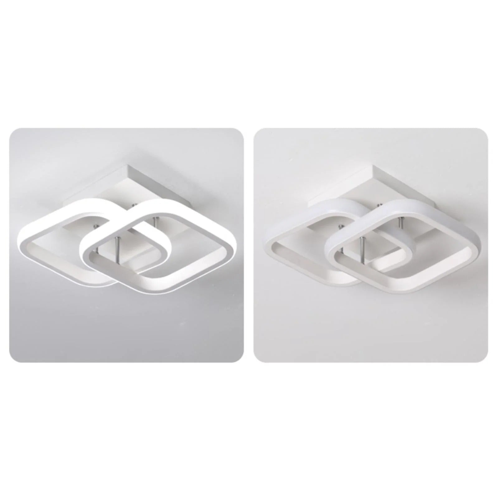 Set of 2 Modern LED Ceiling Lights for Hallway