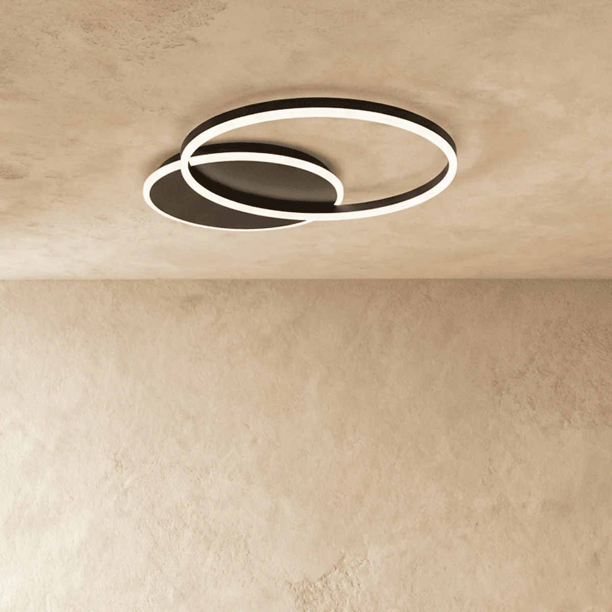 Modern Energy Efficient LED Flush Ceiling Light Fixture for Living Room