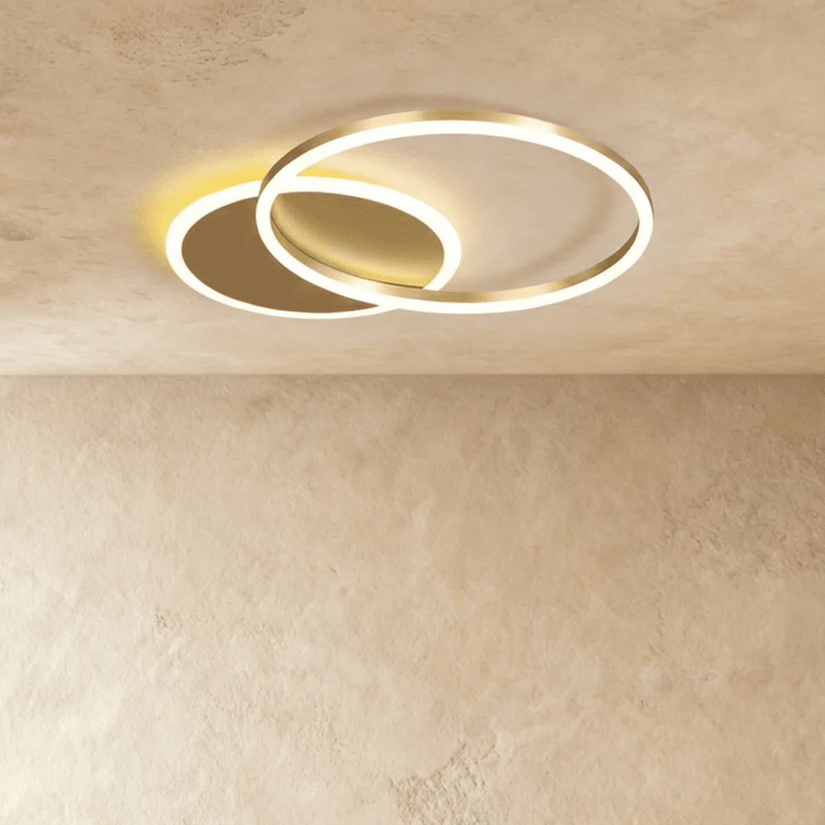 Modern Energy Efficient LED Flush Ceiling Light Fixture for Living Room