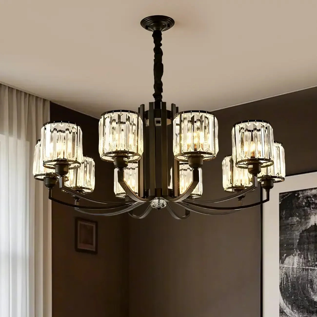 Gorgeous Chic Crystal Living Room Pendant Lights