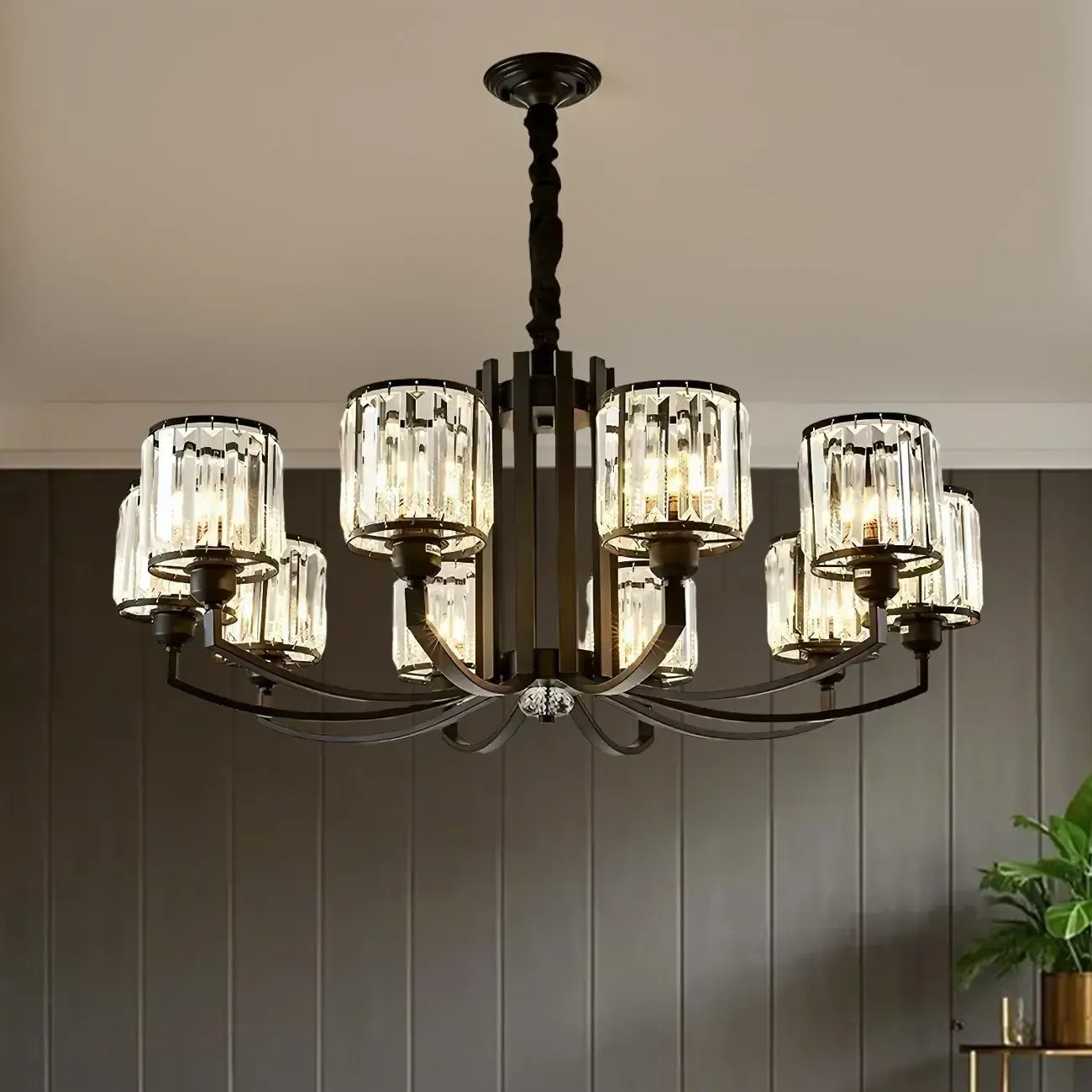 Gorgeous Chic Crystal Living Room Pendant Lights