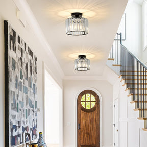 Luna Crystal Drum Ceiling Light