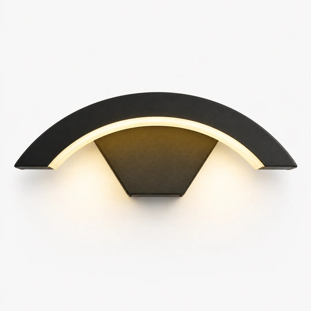 Atlas Curved LED Outdoor Wall Light