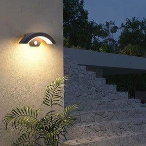 Atlas Curved LED Outdoor Wall Light