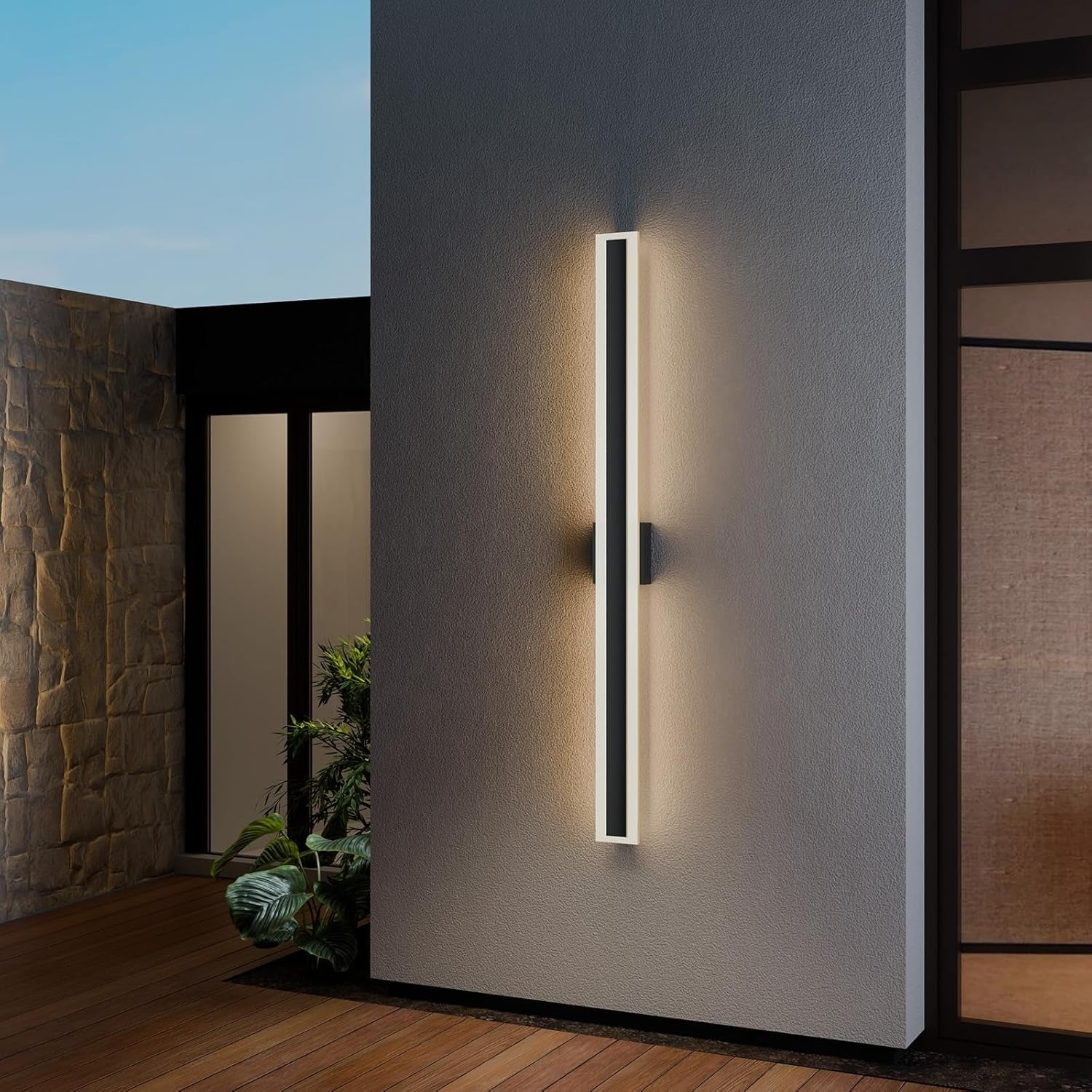 Modern Exterior IP65 Wall Light for Porch Patio Garage Door Yard