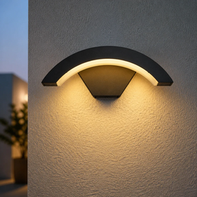 Atlas Curved LED Outdoor Wall Light