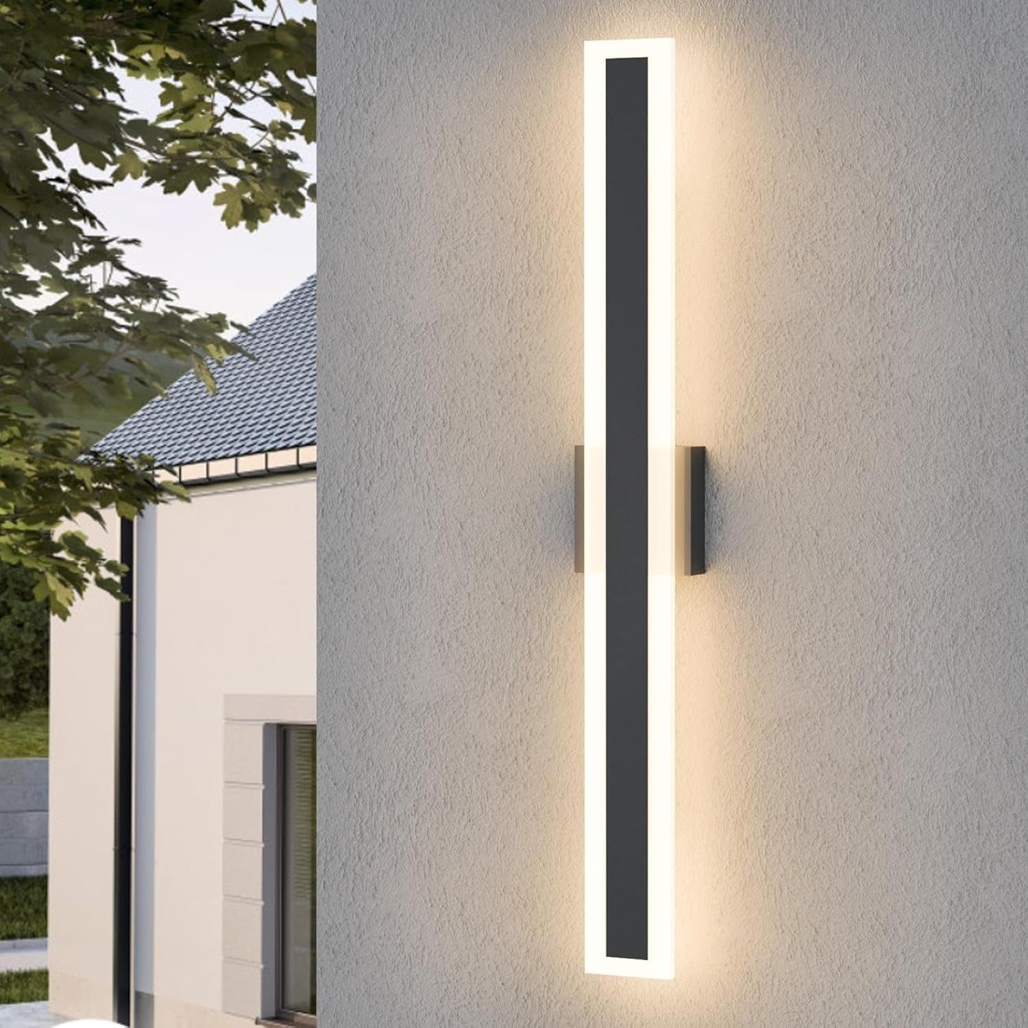 Modern Exterior IP65 Wall Light for Porch Patio Garage Door Yard
