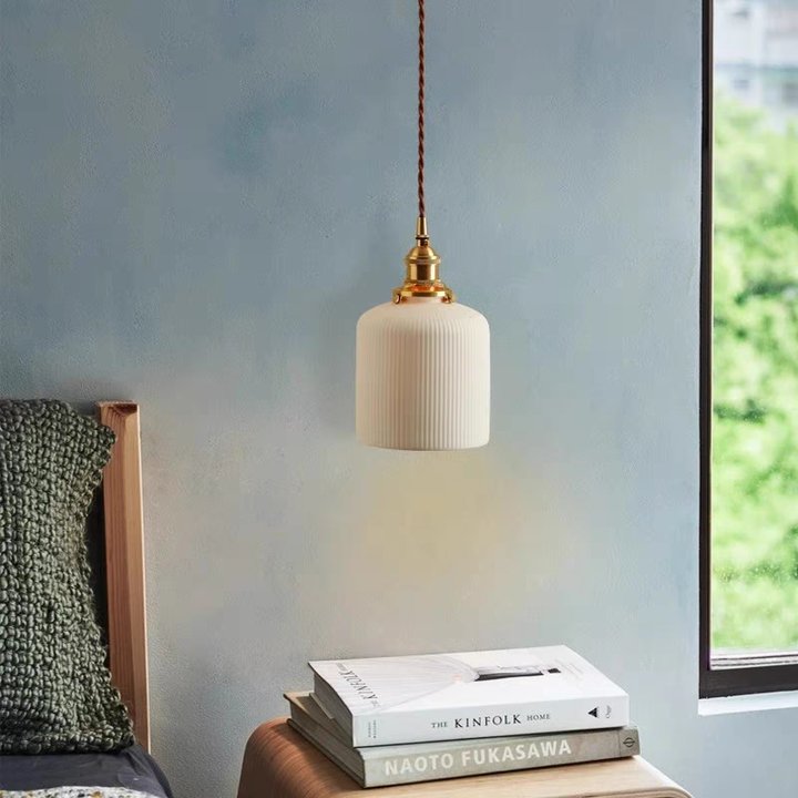 Nordic Minimalism Ceramic White Pendant Lights