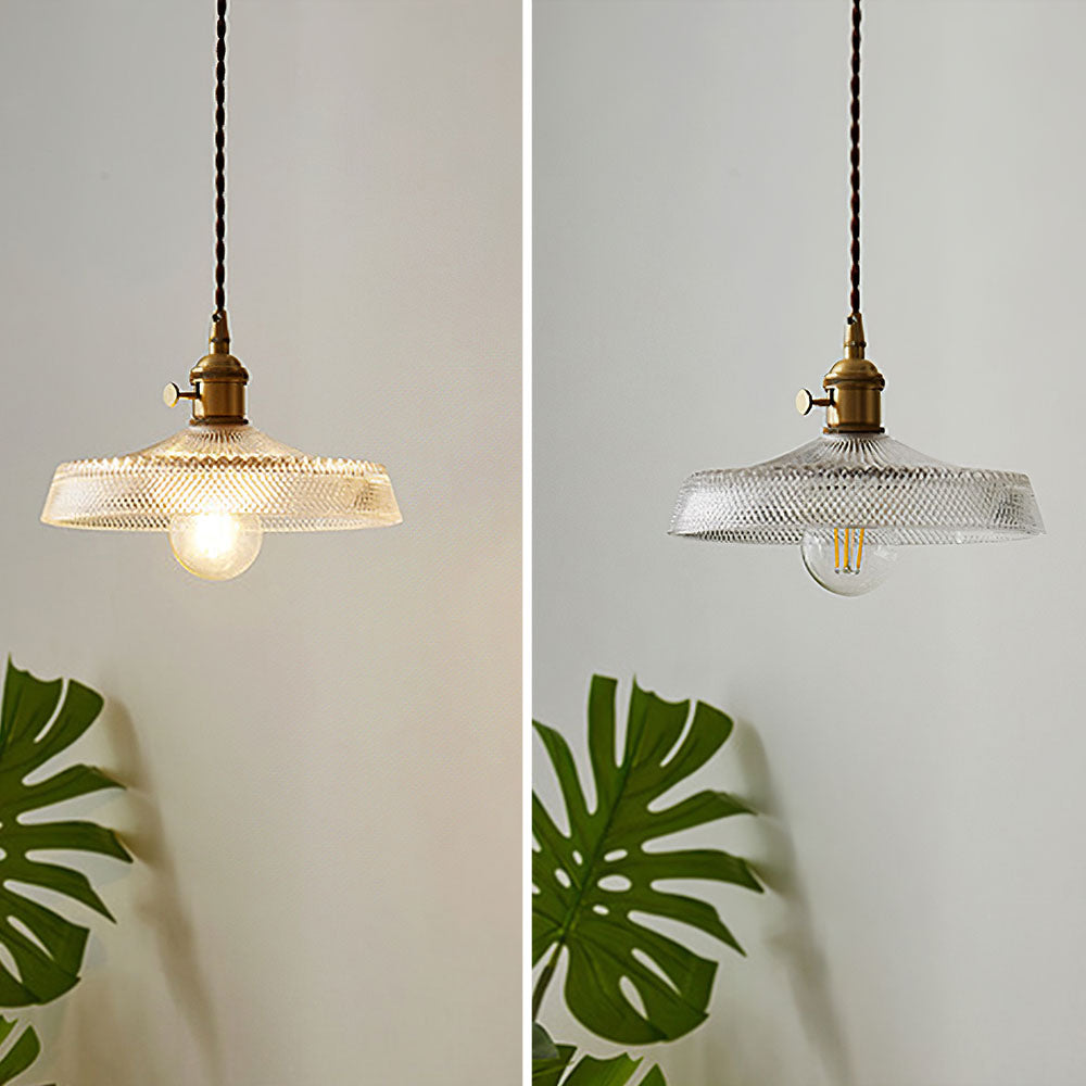 Nordic Vintage Glass Bedroom Pendant Lights