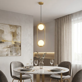 Nordic Luxury Glass Pendant Lights for Kitchen Island Dining Room