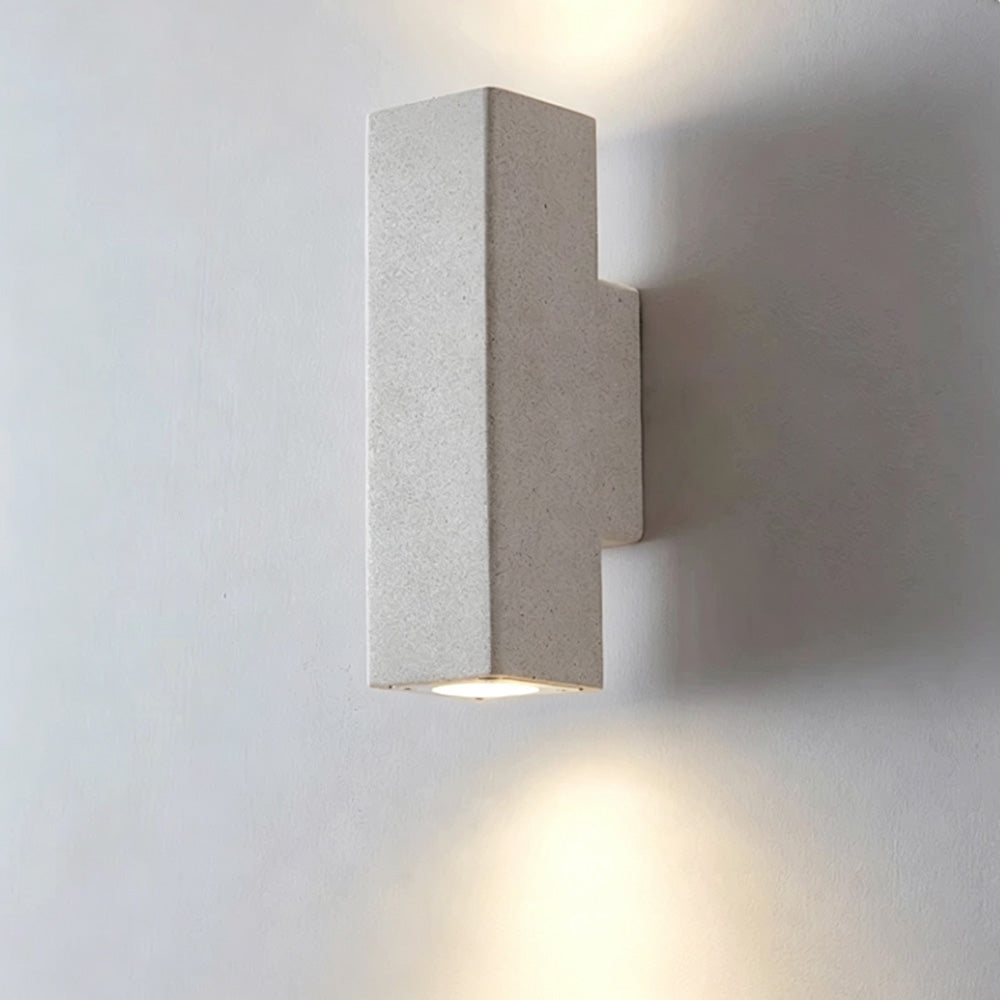 Modern Concrete Up and Down Outdoor Wall Lights for Porch Patio