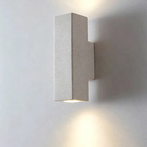 Modern Concrete Up and Down Outdoor Wall Lights for Porch Patio