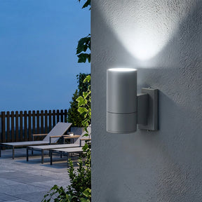 IP65 Cylindrical Aluminium Led Outdoor Wall Lights For Garden Exterior